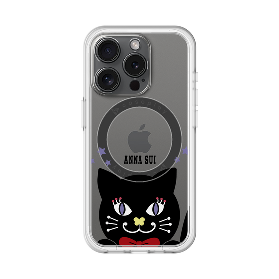スリムプロテクションプレミアムケース with MagSafe［ ANNA SUI - TITIとスター - クリア ］