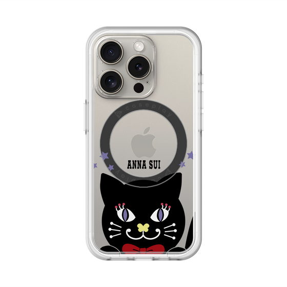 スリムプロテクションプレミアムケース with MagSafe［ ANNA SUI - TITIとスター - クリア ］