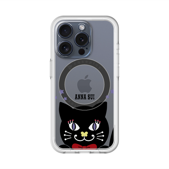 スリムプロテクションプレミアムケース with MagSafe［ ANNA SUI - TITIとスター - クリア ］