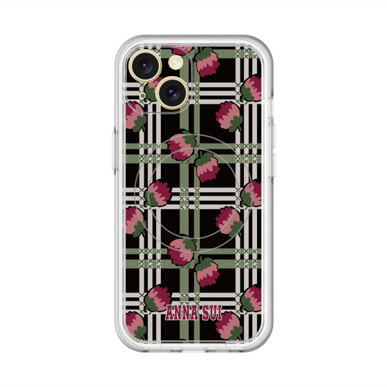 スリムプロテクションプレミアムケース with MagSafe［ ANNA SUI - クローバーフラワー ］