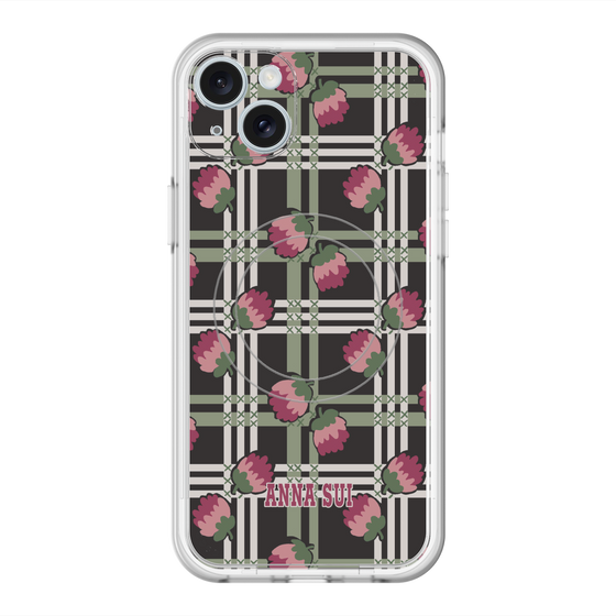 スリムプロテクションプレミアムケース with MagSafe［ ANNA SUI - クローバーフラワー ］