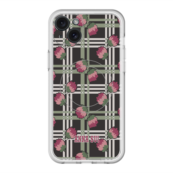 スリムプロテクションプレミアムケース with MagSafe［ ANNA SUI - クローバーフラワー ］