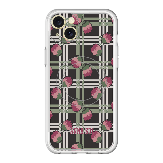 スリムプロテクションプレミアムケース with MagSafe［ ANNA SUI - クローバーフラワー ］