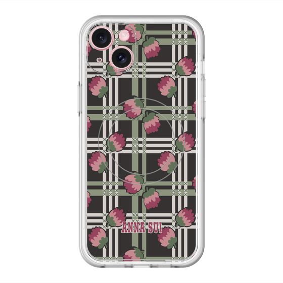 スリムプロテクションプレミアムケース with MagSafe［ ANNA SUI - クローバーフラワー ］