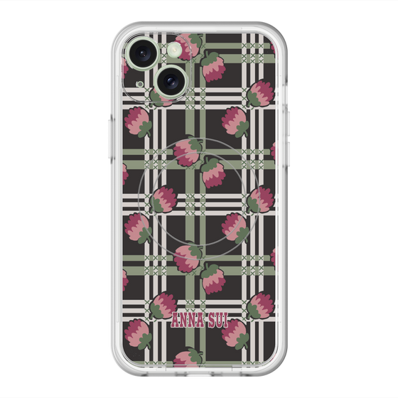 スリムプロテクションプレミアムケース with MagSafe［ ANNA SUI - クローバーフラワー ］