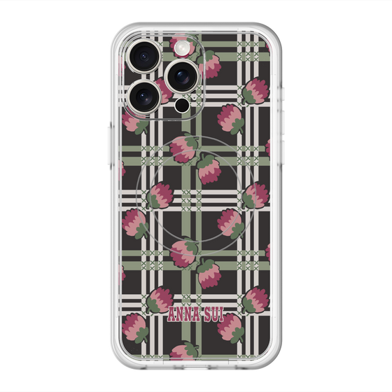 スリムプロテクションプレミアムケース with MagSafe［ ANNA SUI - クローバーフラワー ］