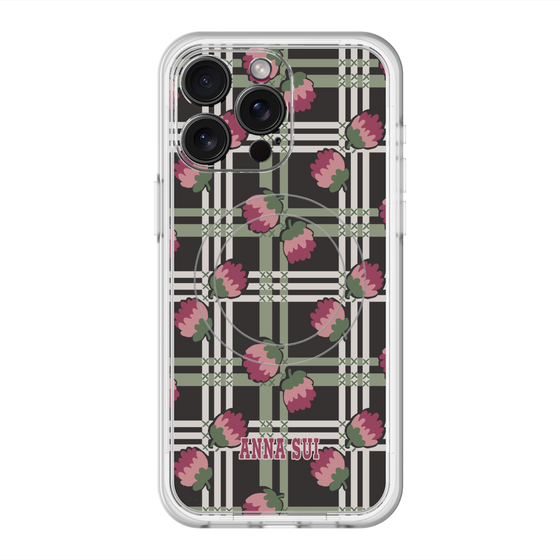 スリムプロテクションプレミアムケース with MagSafe［ ANNA SUI - クローバーフラワー ］