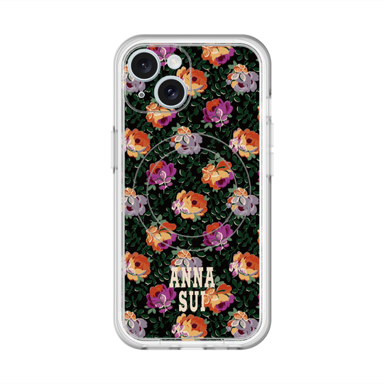 スリムプロテクションプレミアムケース with MagSafe［ ANNA SUI - オンブルローズ ］
