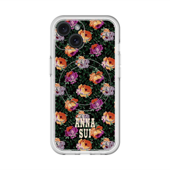 スリムプロテクションプレミアムケース with MagSafe［ ANNA SUI - オンブルローズ ］