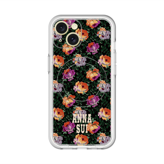 スリムプロテクションプレミアムケース with MagSafe［ ANNA SUI - オンブルローズ ］