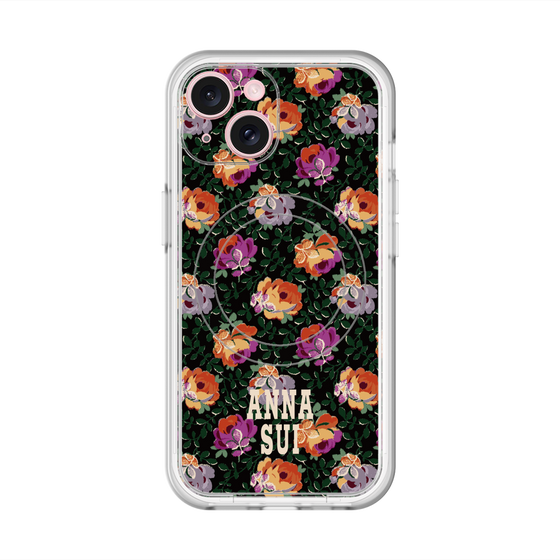 スリムプロテクションプレミアムケース with MagSafe［ ANNA SUI - オンブルローズ ］