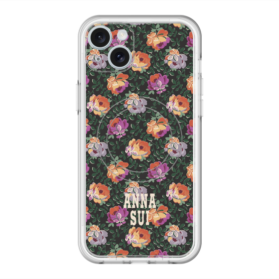 スリムプロテクションプレミアムケース with MagSafe［ ANNA SUI - オンブルローズ ］