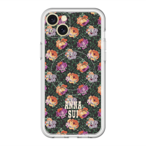 スリムプロテクションプレミアムケース with MagSafe［ ANNA SUI - オンブルローズ ］