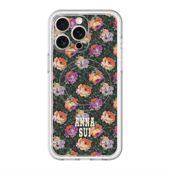 スリムプロテクションプレミアムケース with MagSafe［ ANNA SUI - オンブルローズ ］