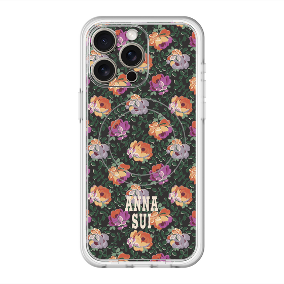スリムプロテクションプレミアムケース with MagSafe［ ANNA SUI - オンブルローズ ］