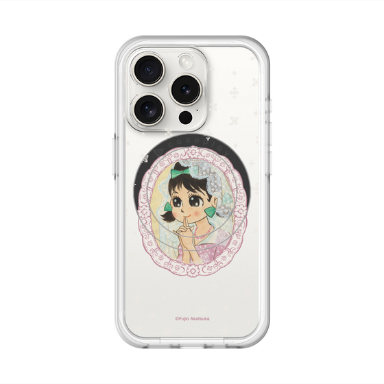 スリムプロテクションプレミアムケース with MagSafe［ ひみつのアッコちゃん - テクマクマヤコン - クリア ］