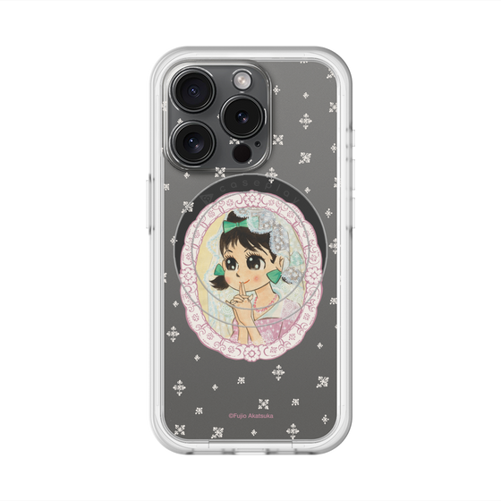 スリムプロテクションプレミアムケース with MagSafe［ ひみつのアッコちゃん - テクマクマヤコン - クリア ］