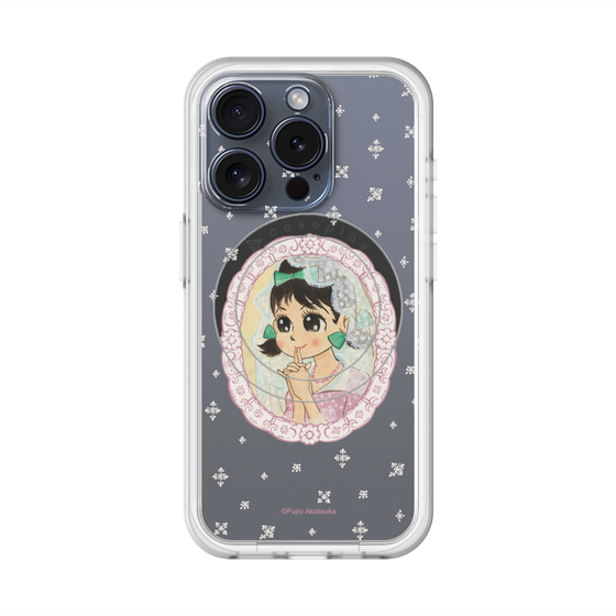スリムプロテクションプレミアムケース with MagSafe［ ひみつのアッコちゃん - テクマクマヤコン - クリア ］