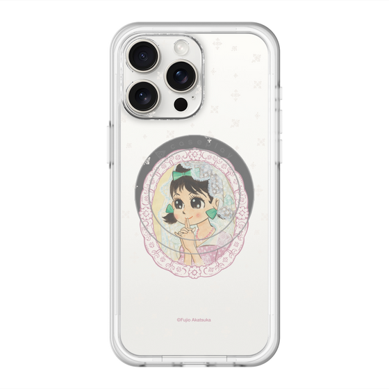 スリムプロテクションプレミアムケース with MagSafe［ ひみつのアッコちゃん - テクマクマヤコン - クリア ］