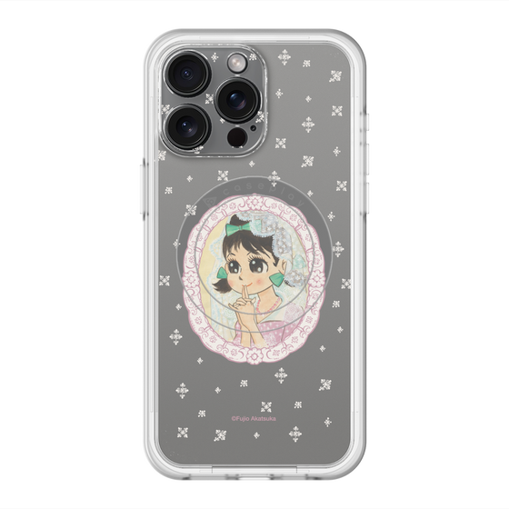スリムプロテクションプレミアムケース with MagSafe［ ひみつのアッコちゃん - テクマクマヤコン - クリア ］
