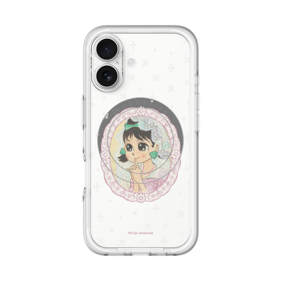 スリムプロテクションプレミアムケース with MagSafe［ ひみつのアッコちゃん - テクマクマヤコン - クリア ］