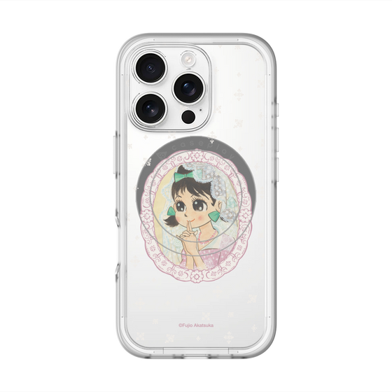スリムプロテクションプレミアムケース with MagSafe［ ひみつのアッコちゃん - テクマクマヤコン - クリア ］