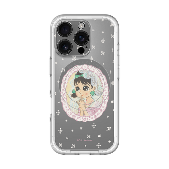 スリムプロテクションプレミアムケース with MagSafe［ ひみつのアッコちゃん - テクマクマヤコン - クリア ］
