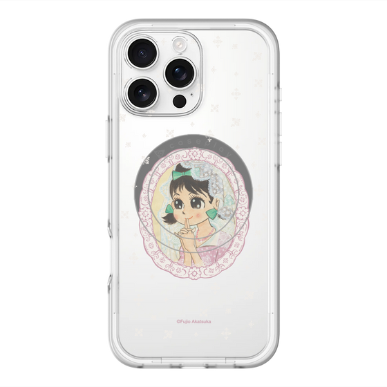 スリムプロテクションプレミアムケース with MagSafe［ ひみつのアッコちゃん - テクマクマヤコン - クリア ］