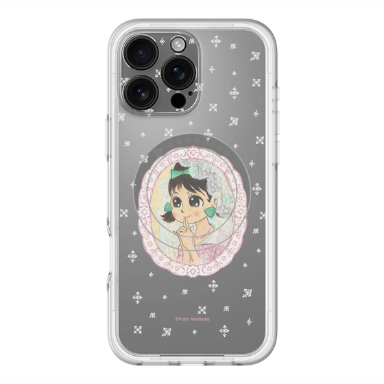 スリムプロテクションプレミアムケース with MagSafe［ ひみつのアッコちゃん - テクマクマヤコン - クリア ］