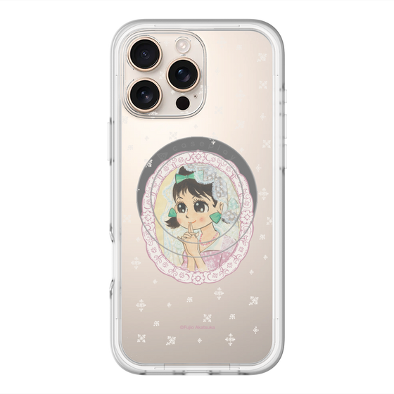 スリムプロテクションプレミアムケース with MagSafe［ ひみつのアッコちゃん - テクマクマヤコン - クリア ］