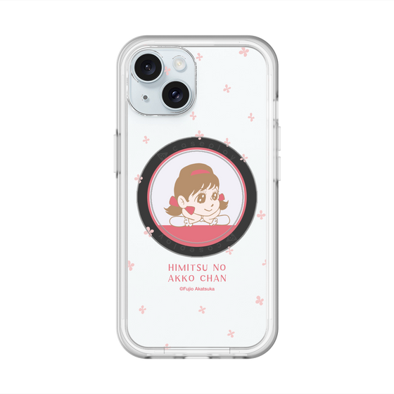 スリムプロテクションプレミアムケース with MagSafe［ ひみつのアッコちゃん - アッコちゃん - クリア ］