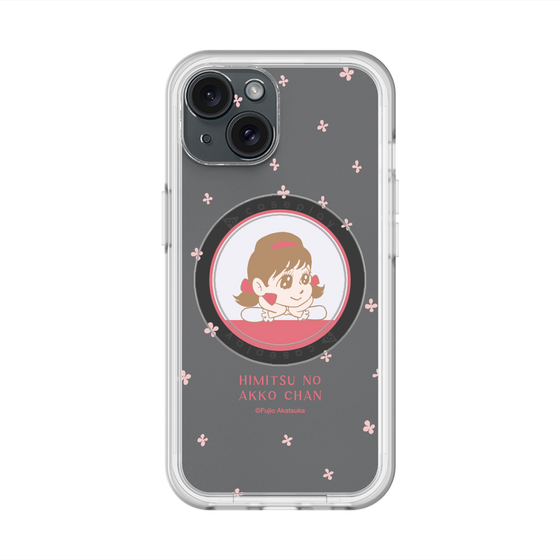 スリムプロテクションプレミアムケース with MagSafe［ ひみつのアッコちゃん - アッコちゃん - クリア ］