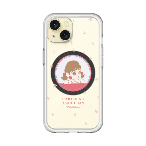 スリムプロテクションプレミアムケース with MagSafe［ ひみつのアッコちゃん - アッコちゃん - クリア ］