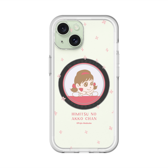 スリムプロテクションプレミアムケース with MagSafe［ ひみつのアッコちゃん - アッコちゃん - クリア ］