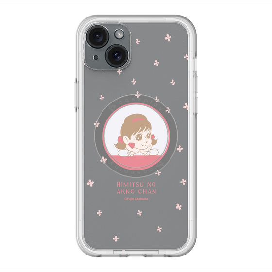 スリムプロテクションプレミアムケース with MagSafe［ ひみつのアッコちゃん - アッコちゃん - クリア ］