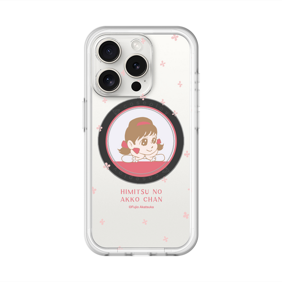 スリムプロテクションプレミアムケース with MagSafe［ ひみつのアッコちゃん - アッコちゃん - クリア ］