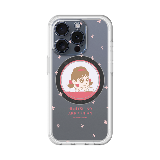 スリムプロテクションプレミアムケース with MagSafe［ ひみつのアッコちゃん - アッコちゃん - クリア ］