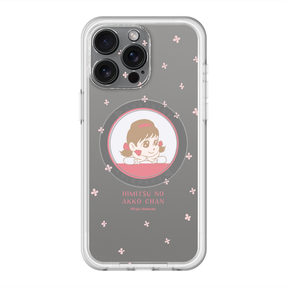 スリムプロテクションプレミアムケース with MagSafe［ ひみつのアッコちゃん - アッコちゃん - クリア ］