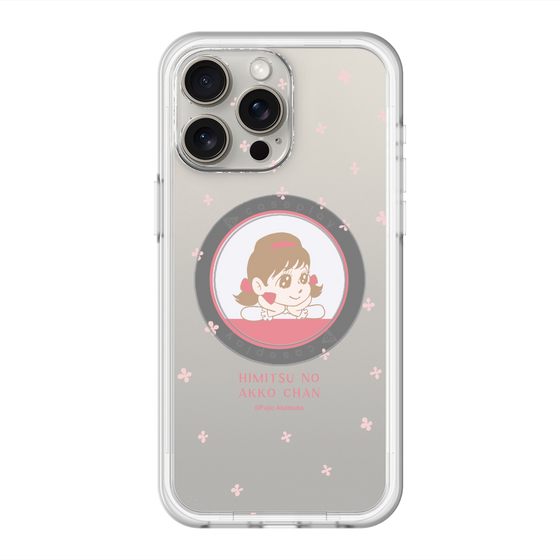 スリムプロテクションプレミアムケース with MagSafe［ ひみつのアッコちゃん - アッコちゃん - クリア ］