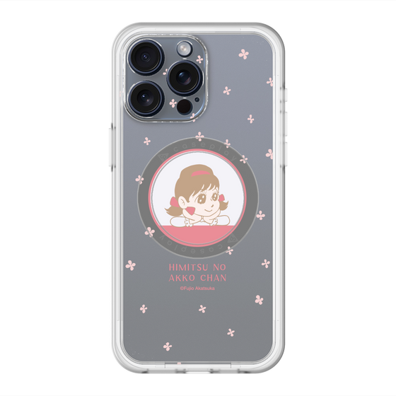 スリムプロテクションプレミアムケース with MagSafe［ ひみつのアッコちゃん - アッコちゃん - クリア ］