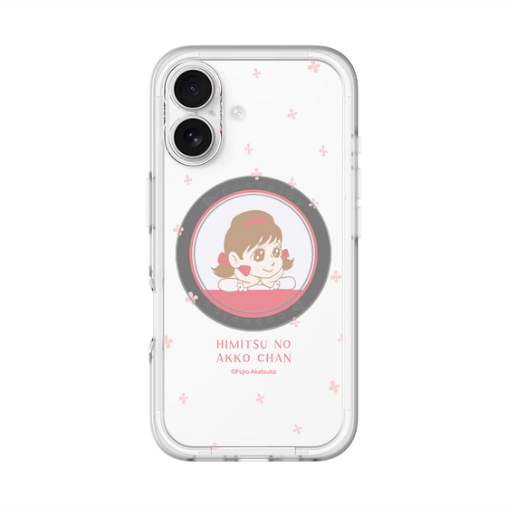 スリムプロテクションプレミアムケース with MagSafe［ ひみつのアッコちゃん - アッコちゃん - クリア ］
