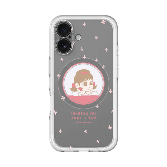 スリムプロテクションプレミアムケース with MagSafe［ ひみつのアッコちゃん - アッコちゃん - クリア ］