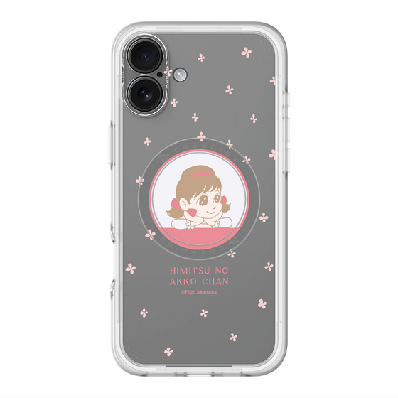 スリムプロテクションプレミアムケース with MagSafe［ ひみつのアッコちゃん - アッコちゃん - クリア ］