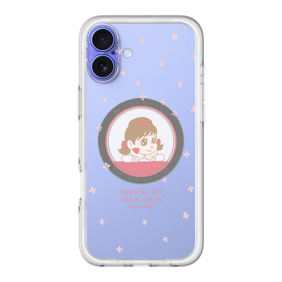 スリムプロテクションプレミアムケース with MagSafe［ ひみつのアッコちゃん - アッコちゃん - クリア ］