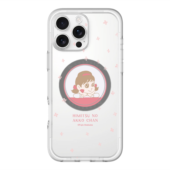 スリムプロテクションプレミアムケース with MagSafe［ ひみつのアッコちゃん - アッコちゃん - クリア ］