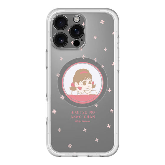 スリムプロテクションプレミアムケース with MagSafe［ ひみつのアッコちゃん - アッコちゃん - クリア ］