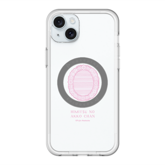 スリムプロテクションプレミアムケース with MagSafe［ ひみつのアッコちゃん - 魔法の鏡 - クリア ］