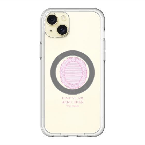 スリムプロテクションプレミアムケース with MagSafe［ ひみつのアッコちゃん - 魔法の鏡 - クリア ］