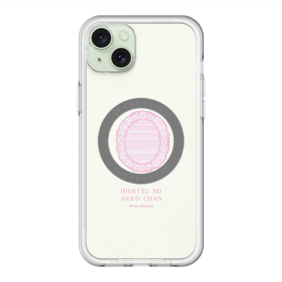 スリムプロテクションプレミアムケース with MagSafe［ ひみつのアッコちゃん - 魔法の鏡 - クリア ］