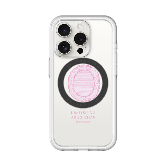 スリムプロテクションプレミアムケース with MagSafe［ ひみつのアッコちゃん - 魔法の鏡 - クリア ］
